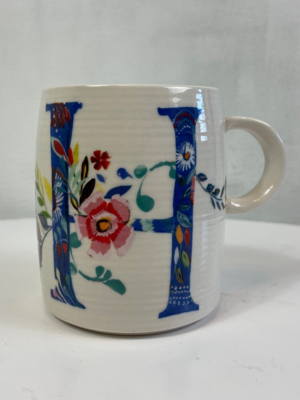 Starla M Halfmann Anthropologie monogram H mug - Picture 6 of 11